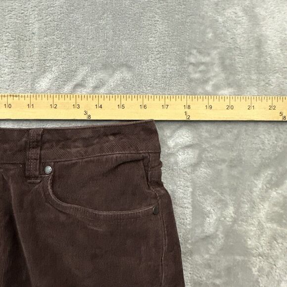Stio Pants Women's 10 Brown Corduroy Rivet Cords Cotton Spandex 5 Pocket Stretch - Picture 12 of 16